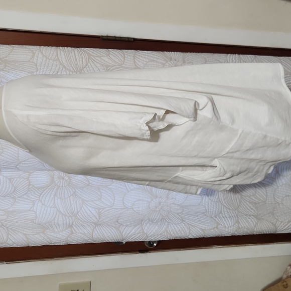 Meo Meli Lagenlook Linen Cotton Blend Resort wear Women's Top Size XL Italy - Picture 7 of 12